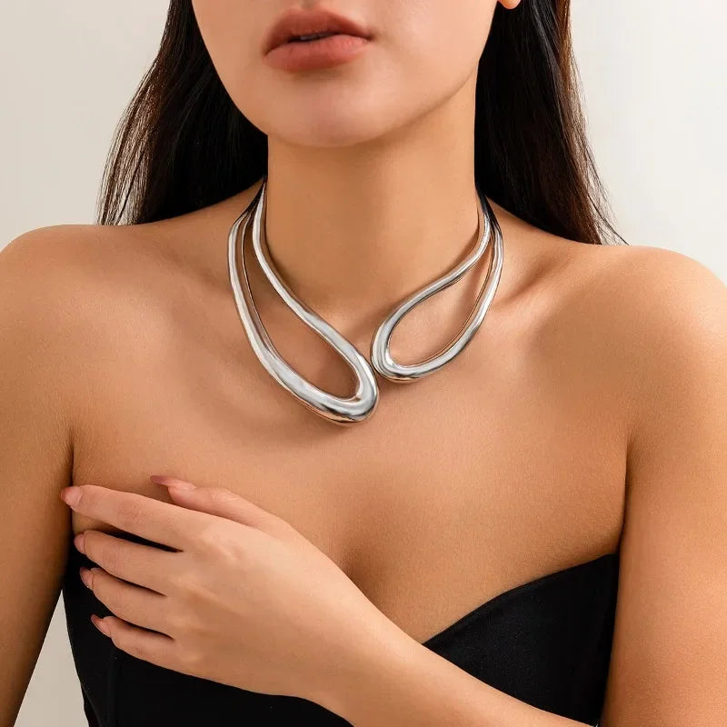 Hollow Out Punk Necklace