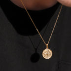 Mprainbow Viking Compass Necklace