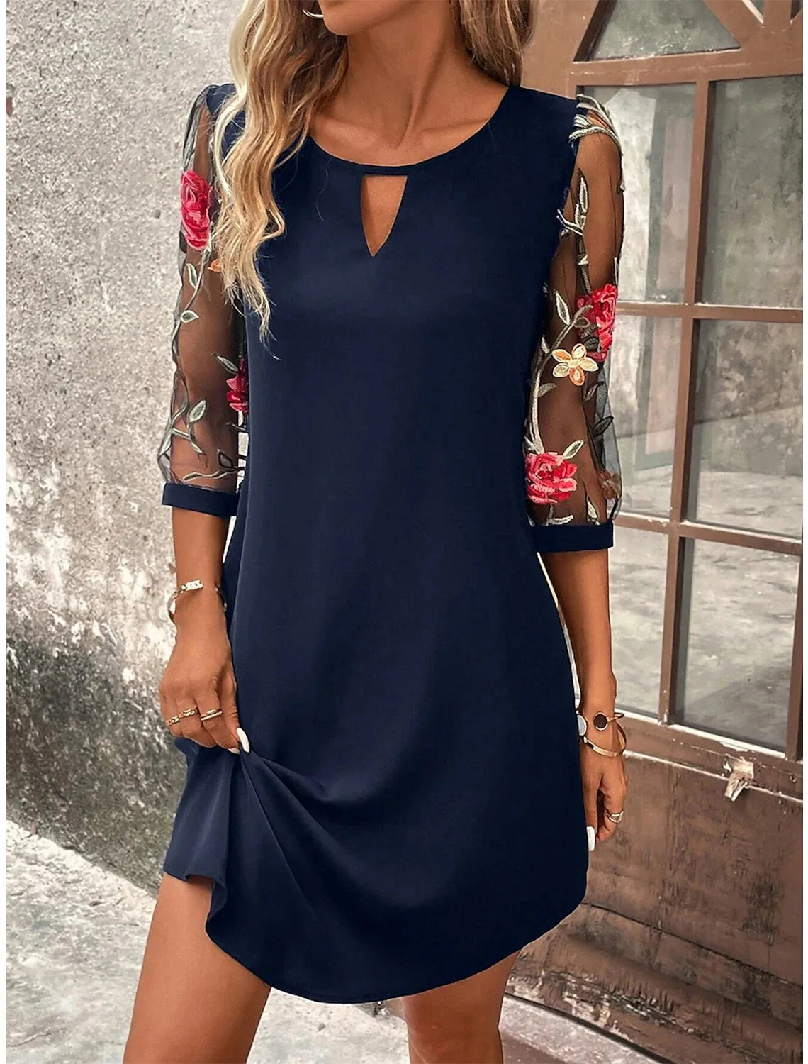 Printed Summer Mini Dress