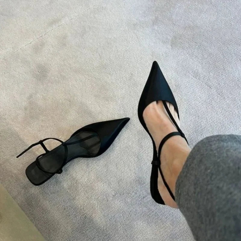 Elegant Pointed Heel Pumps