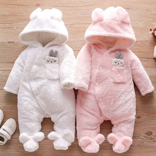 Cute Plush Baby Romper
