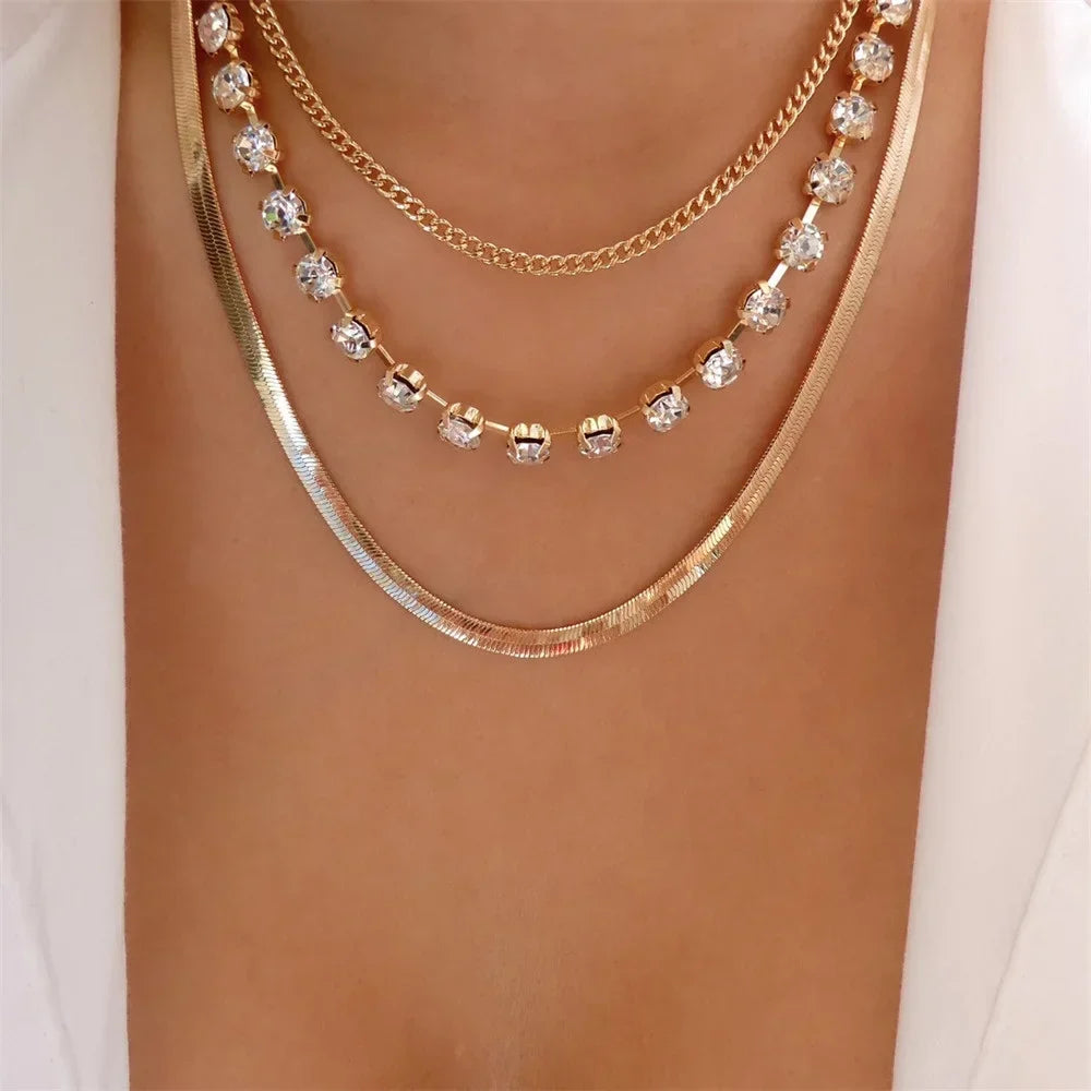 Multilevel Hip Hop Necklace