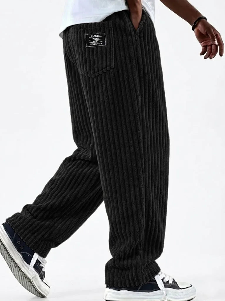 Corduroy Knit Casual Pants