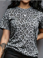 Leopard Print Oversized T-Shirt