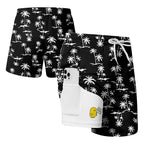 Duck Print Quick-Dry Swim Trunks