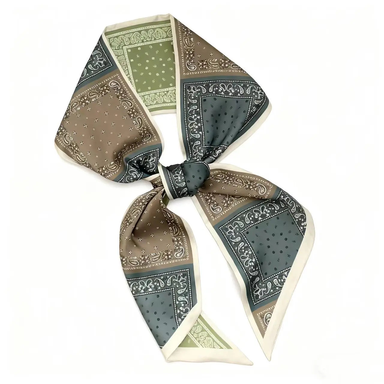 Graphic Ribbon Long Strip Scarf
