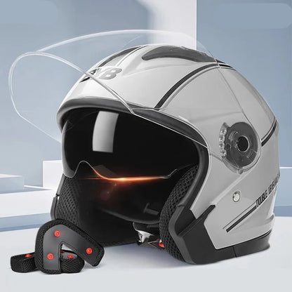 Open Face Motorcycle Helmet