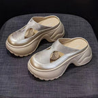 Roman Button Slippers