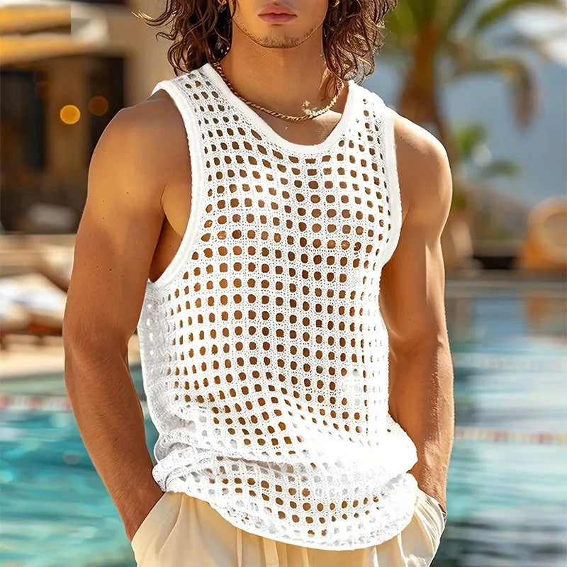 Vacation Hollow-Out Tank
