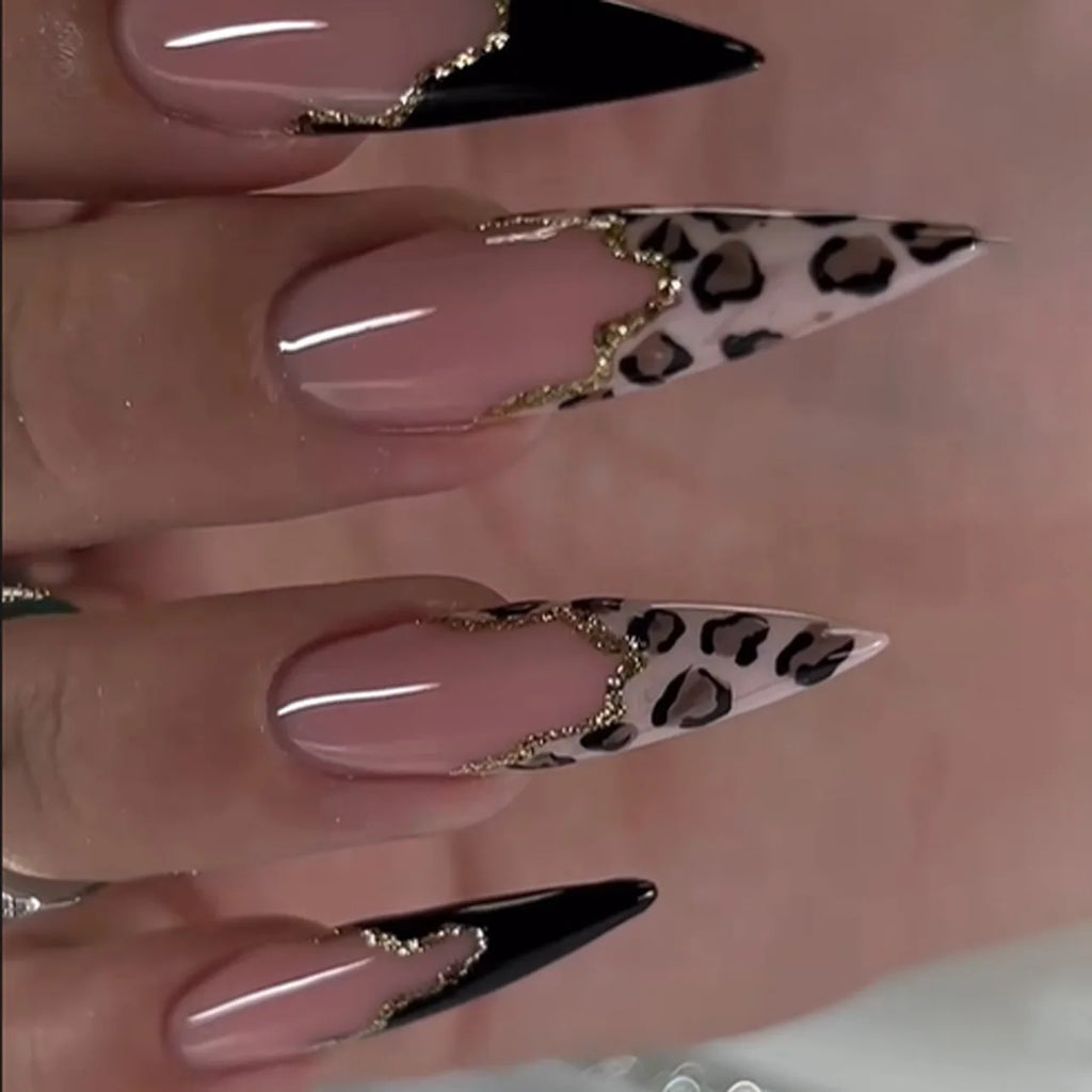 Brown Leopard Print Pattern False