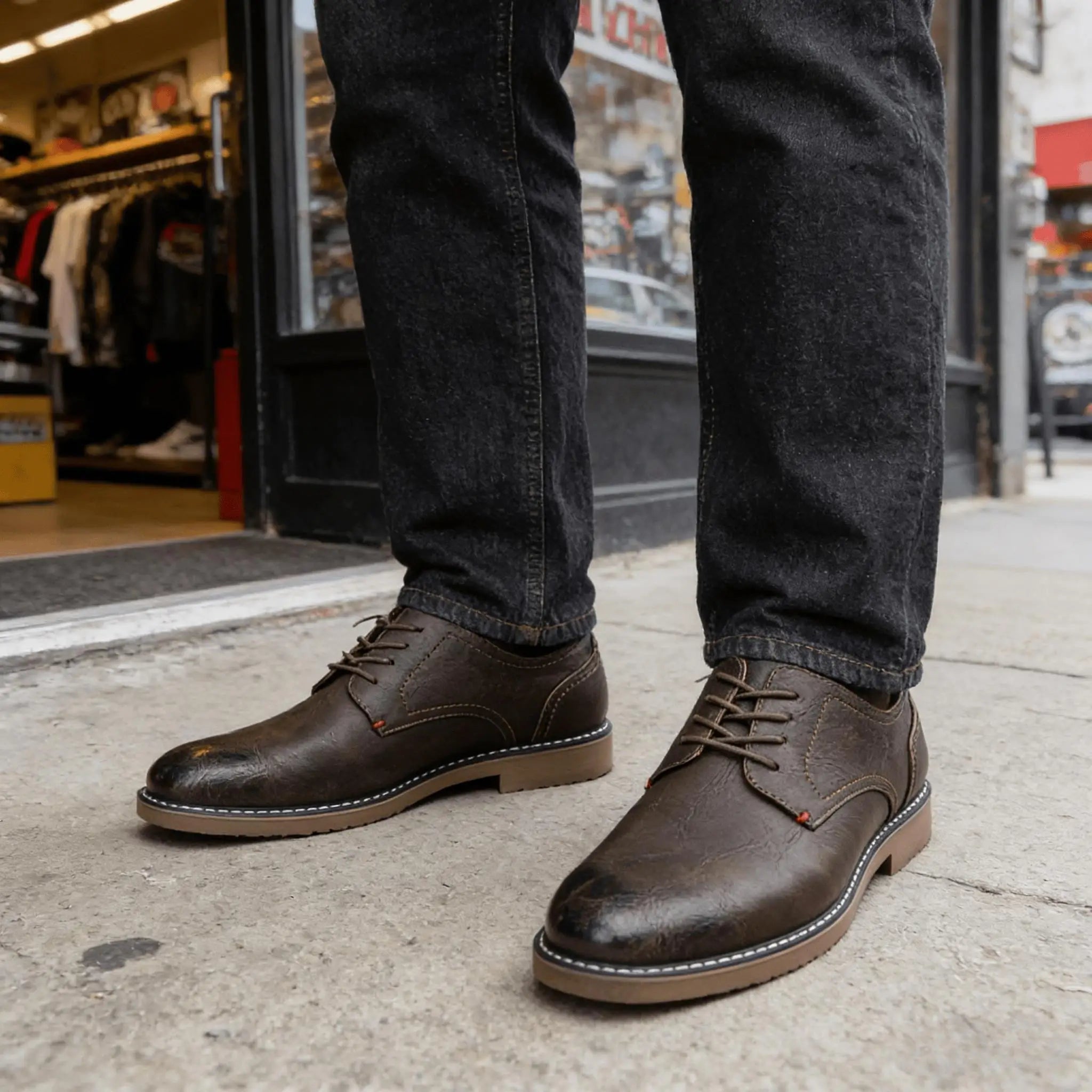 Lace-Up Everyday Leather Shoes