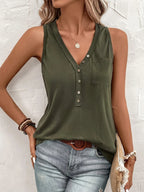 Olive Green Pocket Vest