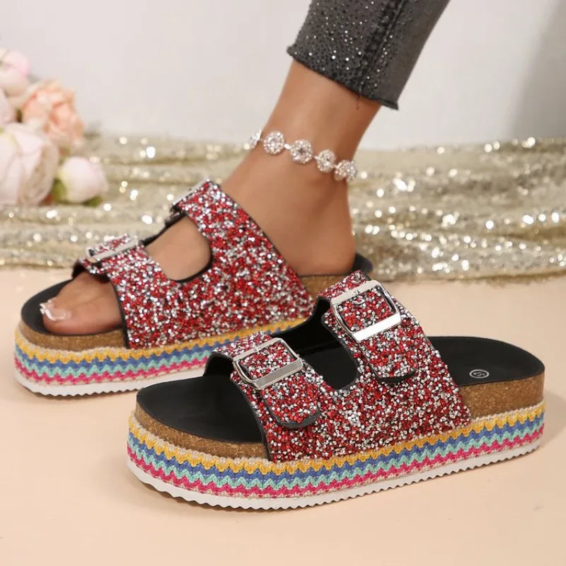 Roman Wedge Summer Sandals