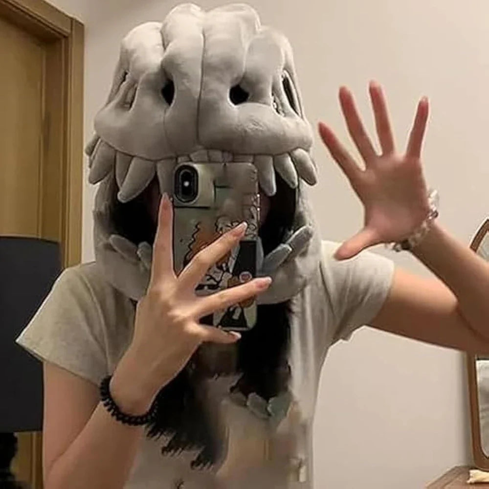 Dinosaur Skeleton Plush Costume