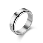 Black Titanium Spinner Ring