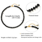 Rainbow Gemstone Choker Necklace