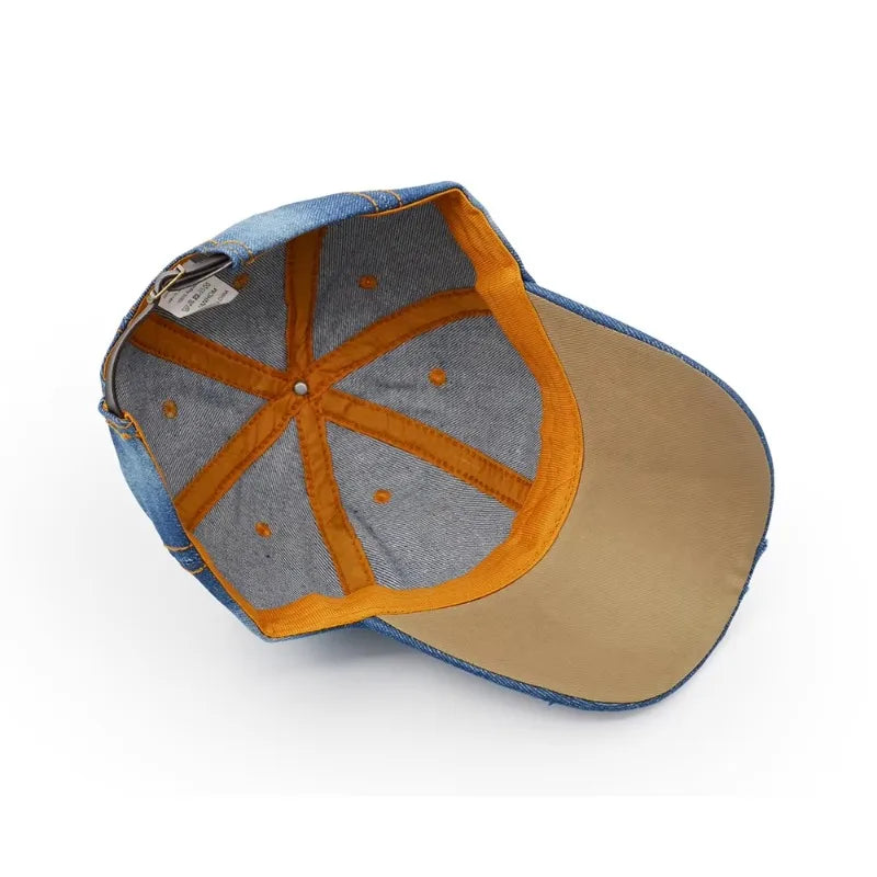 Unisex Vintage Denim Cap