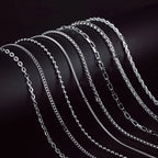 Eight-Piece Steel Necklace Set
