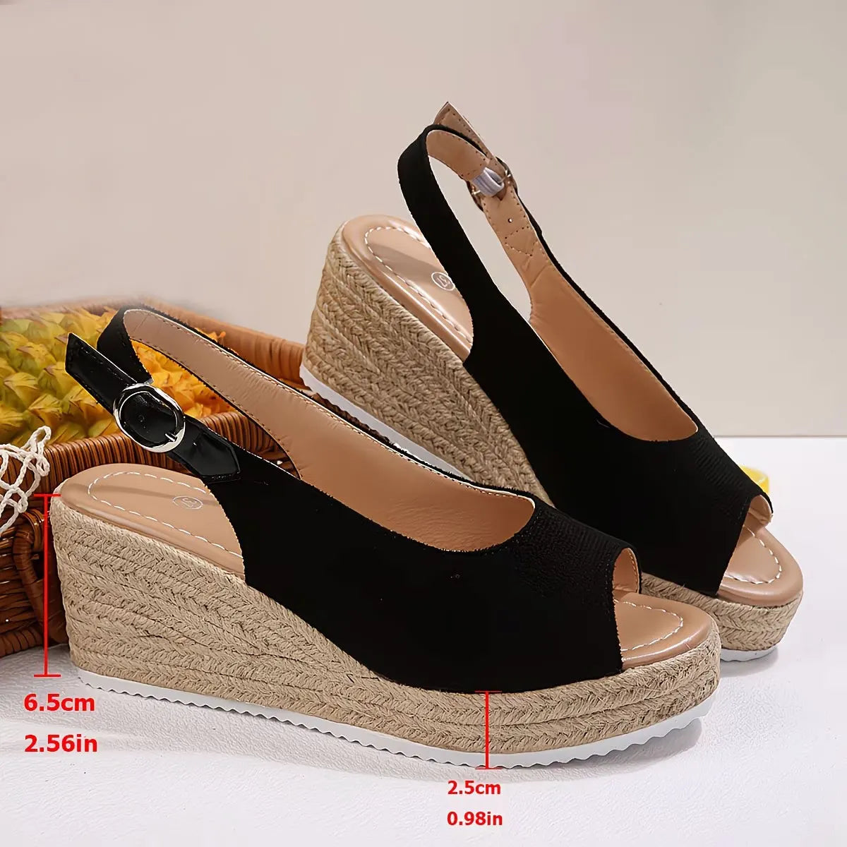 Women Wedge Peep Toe Sandals
