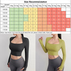 Long Sleeve Yoga Crop Top
