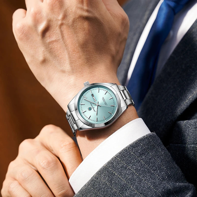 PAAZOMU Business Steel Quartz Watch
