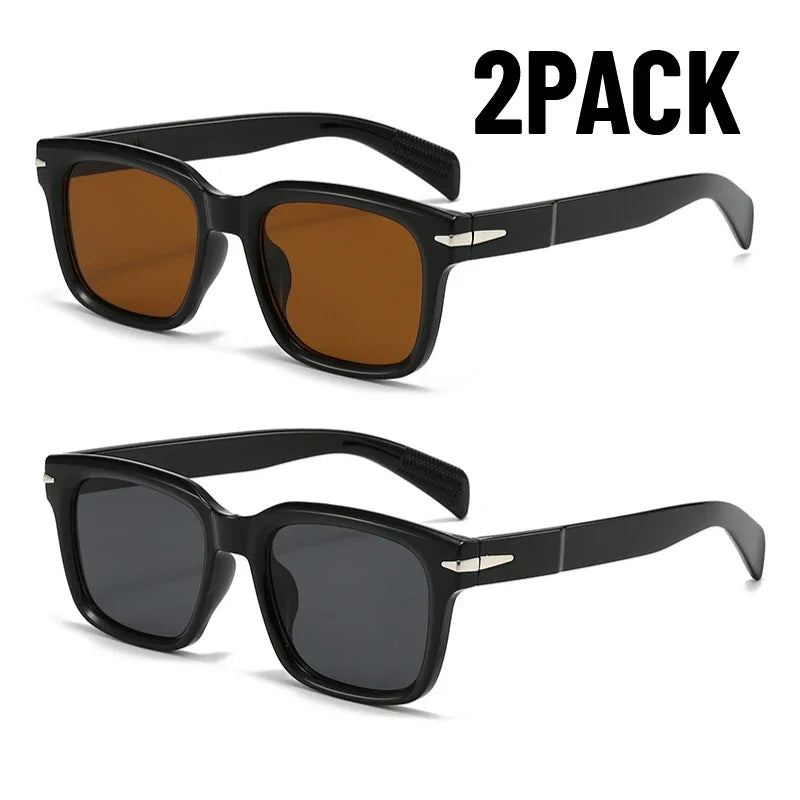 Retro square sunglasses