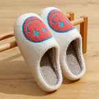 Fluffy Smile Slippers