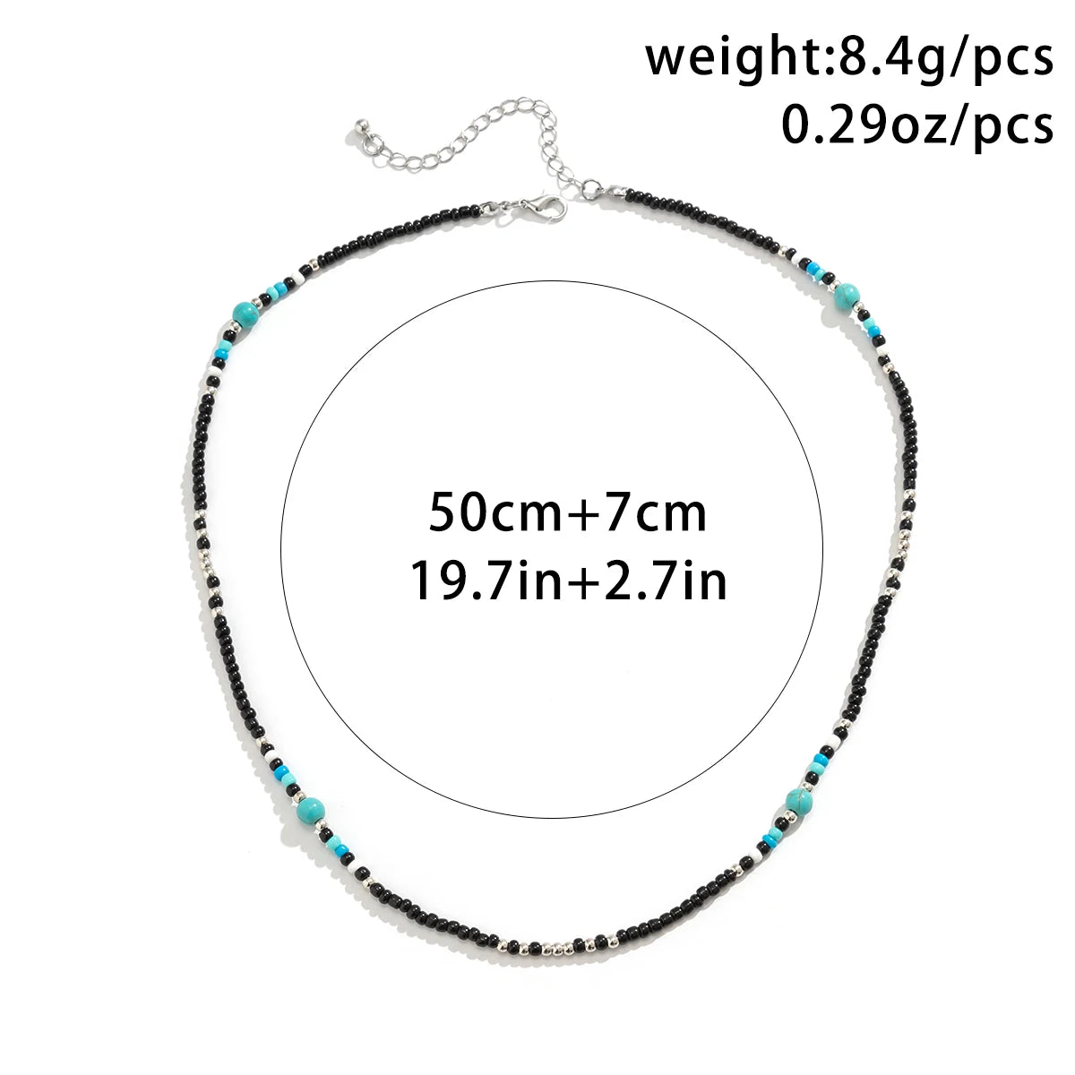 Salircon Rice Bead Necklace