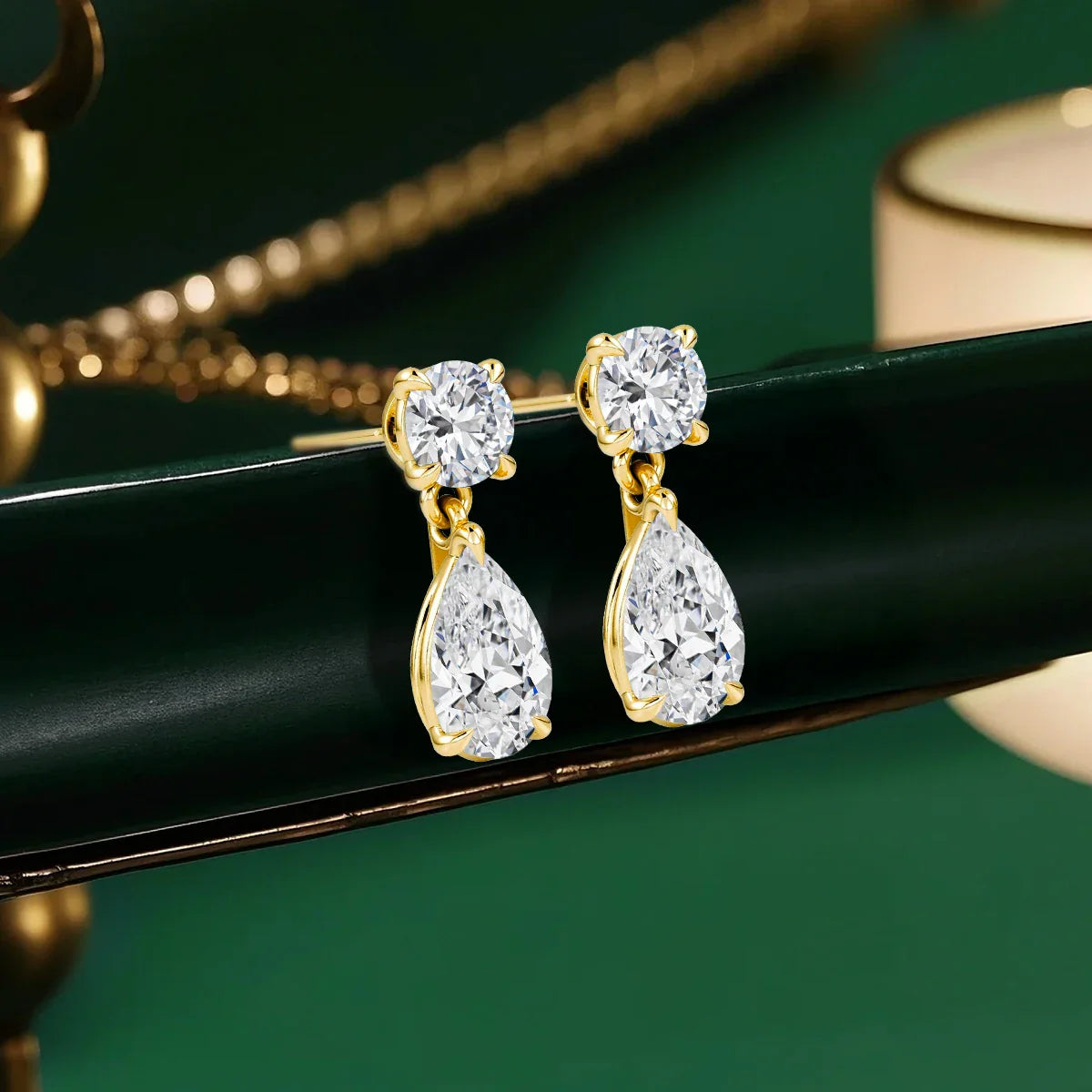 Women’s Waterdrop Moissanite Earrings