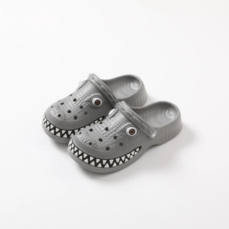 Crocodile Print House Clogs