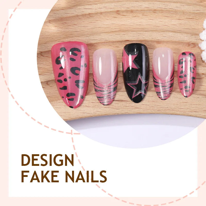 Y2K Pink Zebra Leopard Press