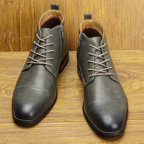 Ankle Leather Boots