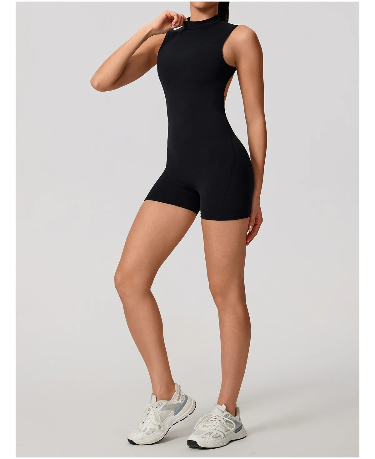 High Waist Scrunch Sports Jumpsuit