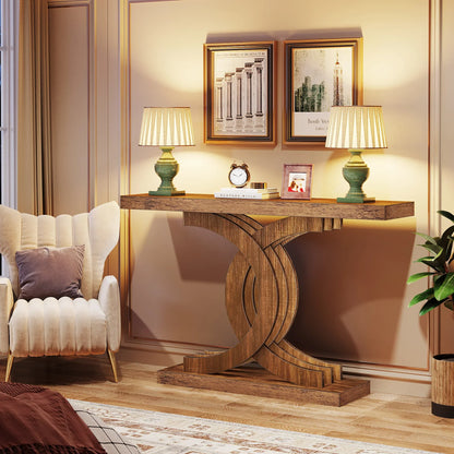 Wooden Accent Hallway Table