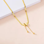 Insect Pendant Snake Necklace