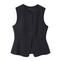 Button Vest Coat