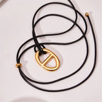Letter Rope Chain Necklace