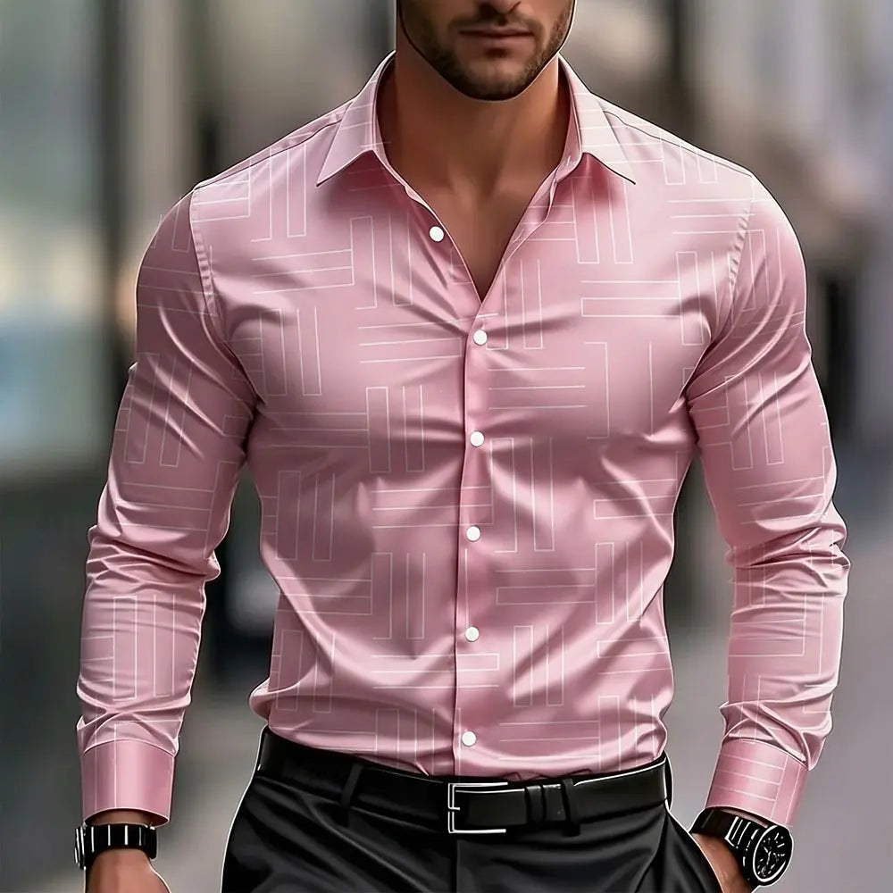 Printed Casual Button Shirt