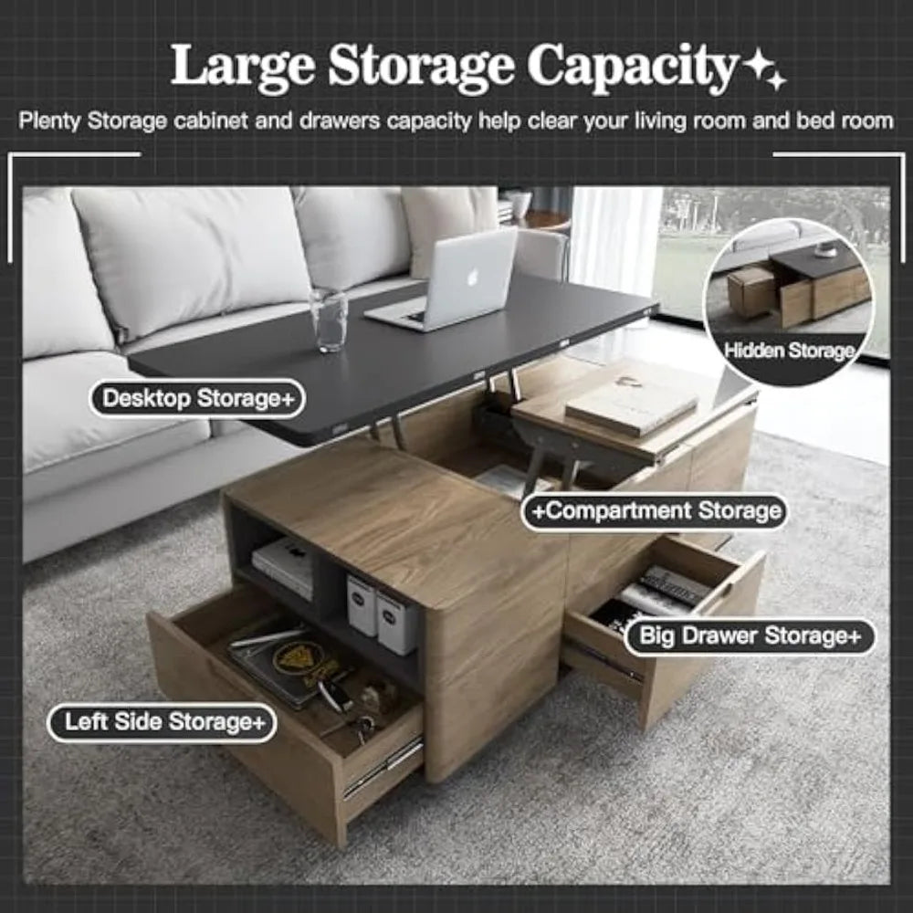 Multifunctional Lifting Coffee Table