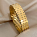 Vintage Heart Star Bangle Bracelet