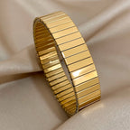 Vintage Heart Star Bangle Bracelet