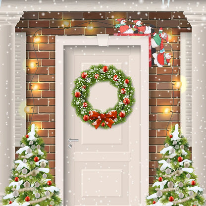 Christmas Wooden Door Frame Corner Decoration