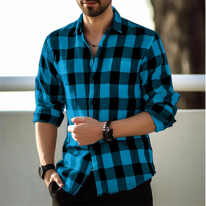 Summer Button Lapel Shirt