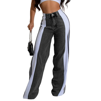 Wide Leg Denim Jeans