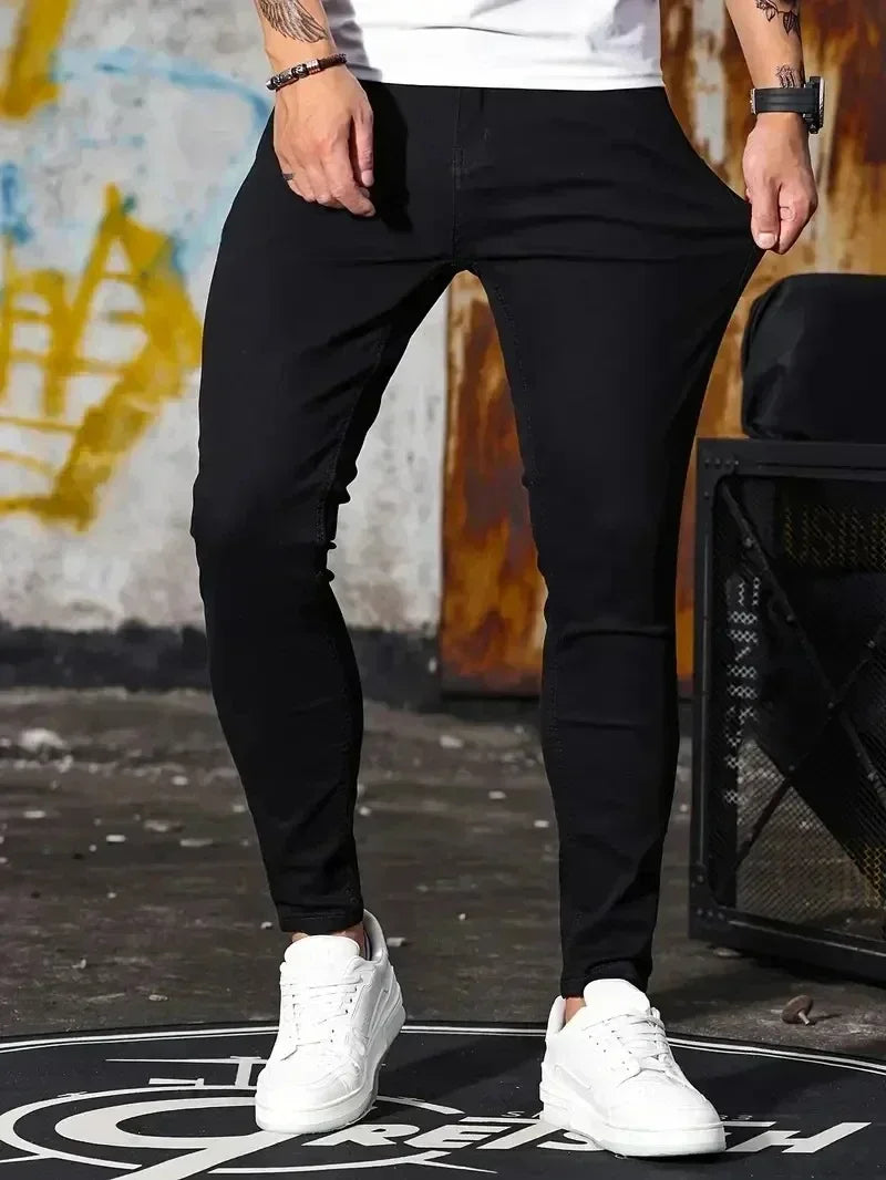 Mens Skinny Pencil Jeans
