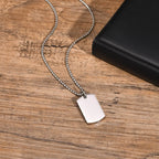 Vnox Military Dog-Tag Necklace