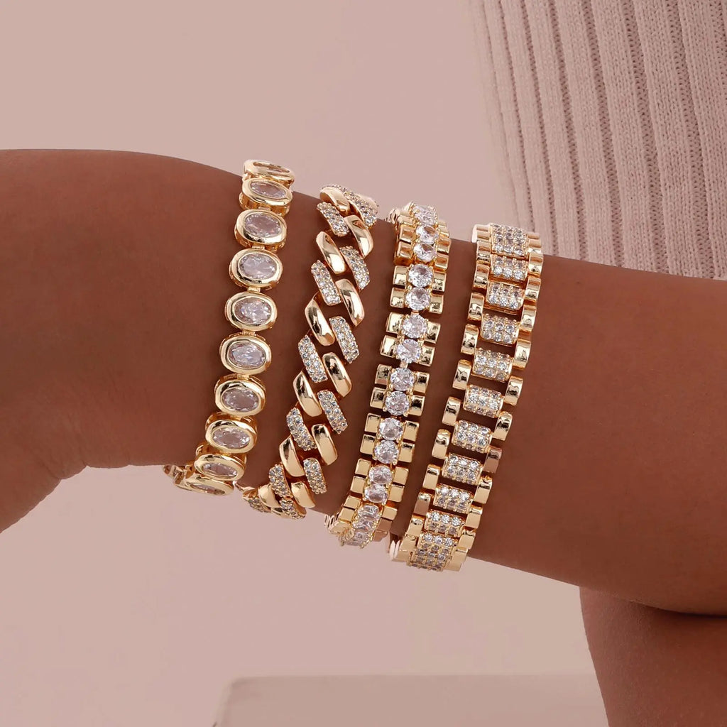 Gold Copper Chain Bracelet