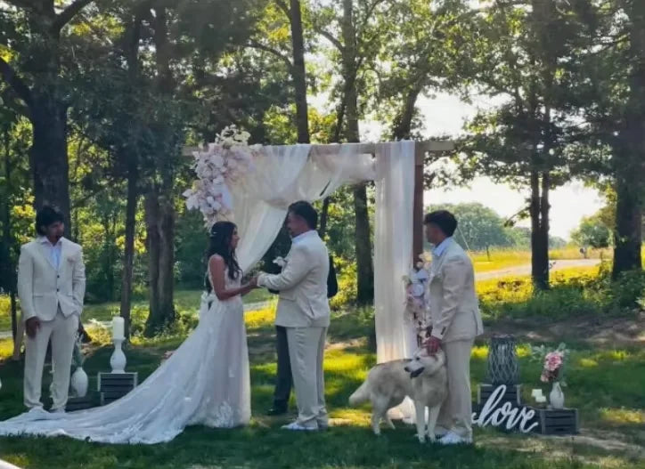 Linen Three-Piece Beach Wedding Tuxedo