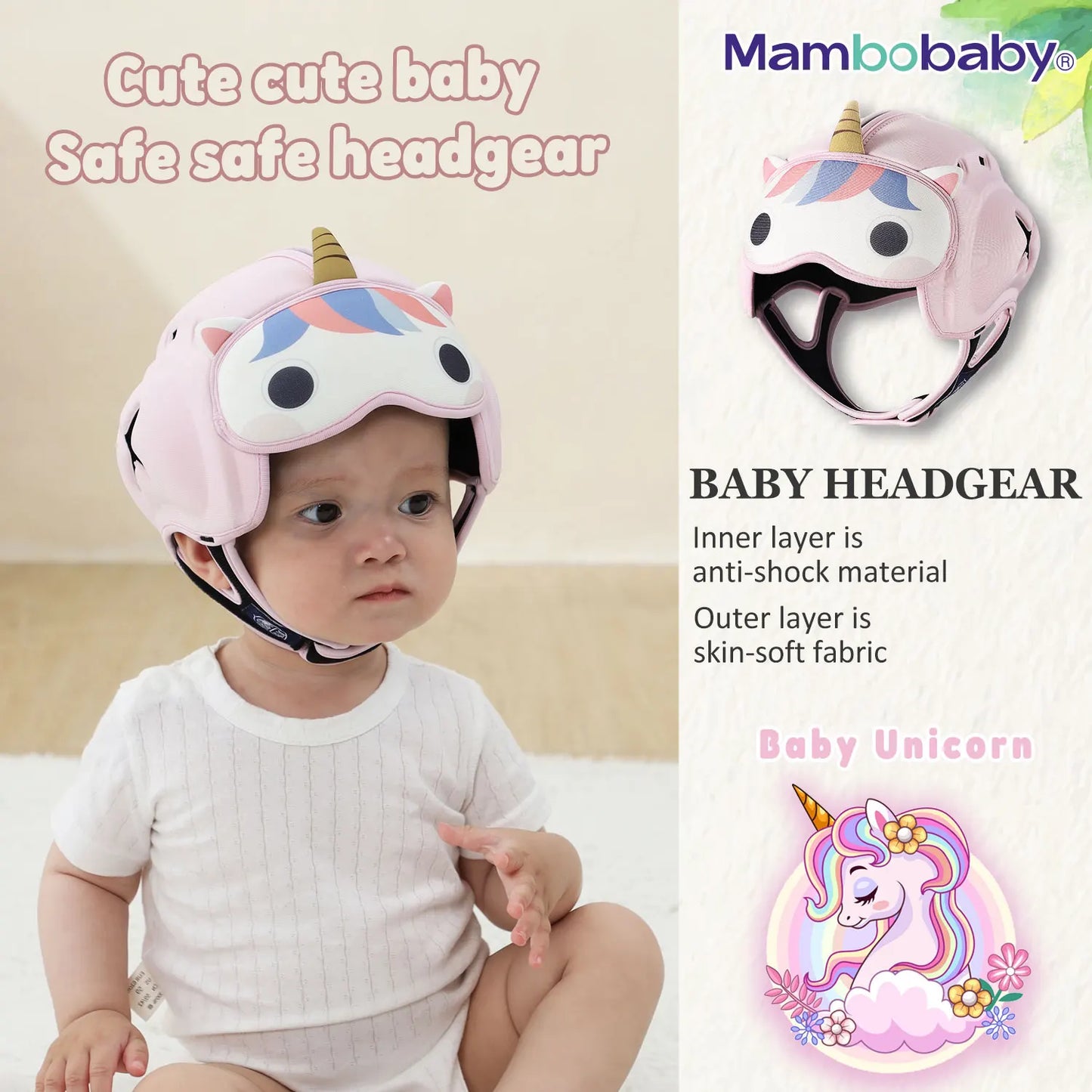 Mambobaby Safe Baby Helmet
