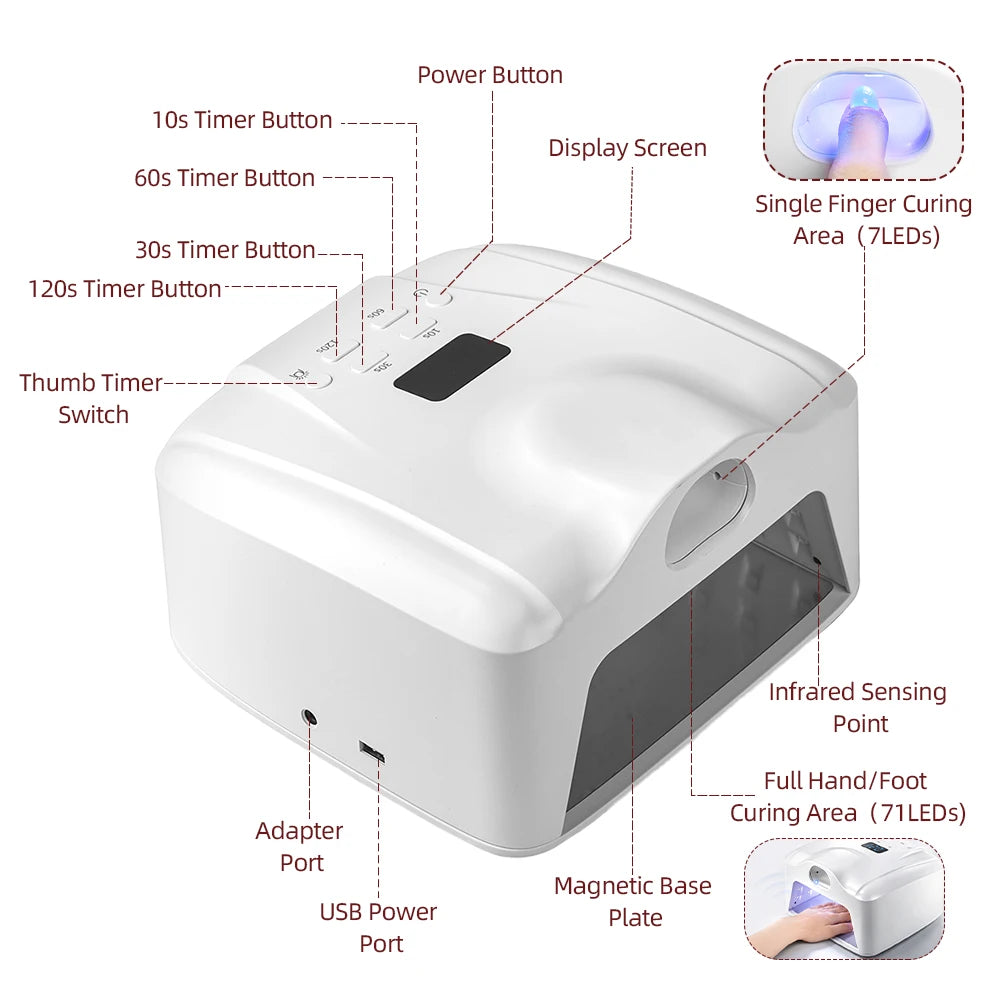 Nail Lamp Single Toe Finger